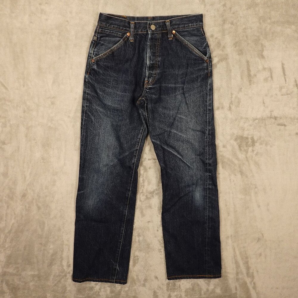 Vintage Virus Denim Selvedge Jeans‎ men's small Japan made button fly